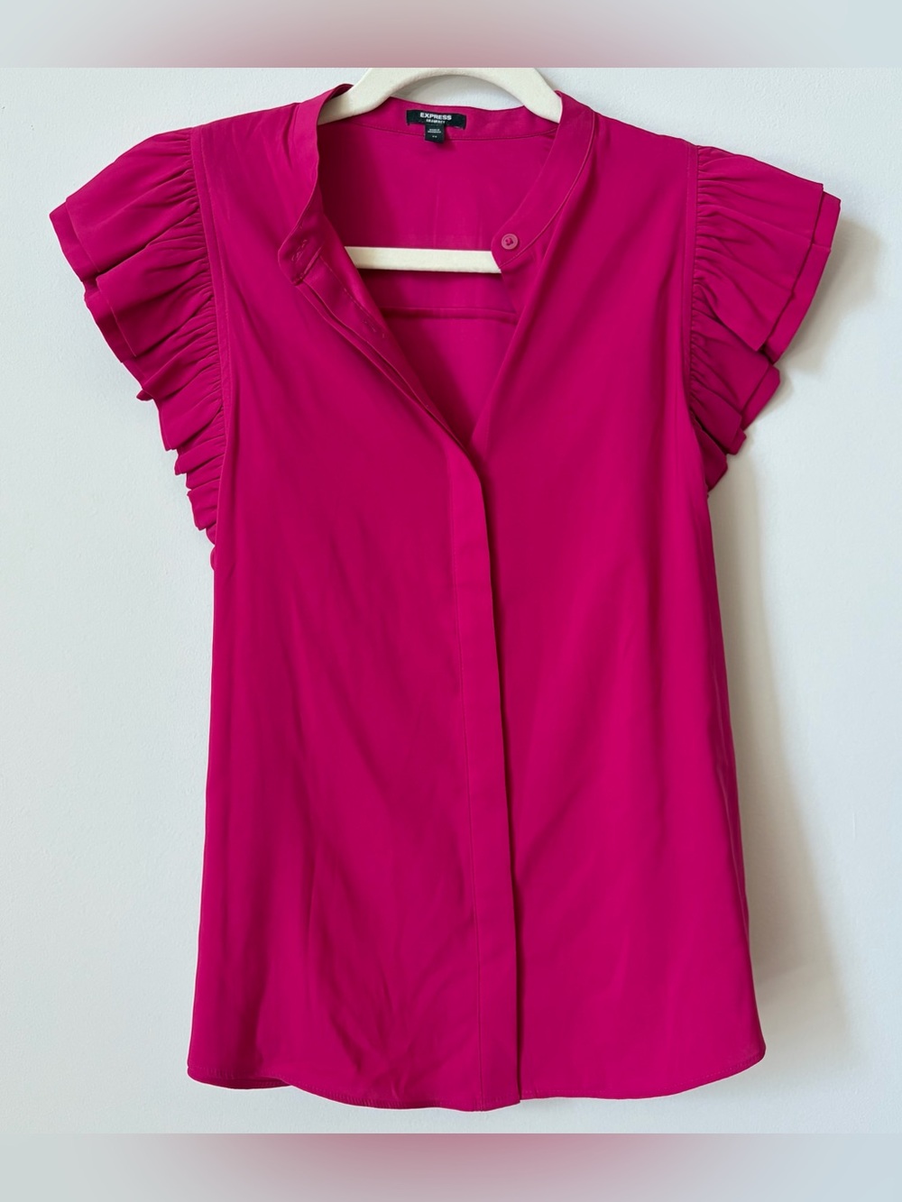 Express Flutter Sleeve Button Up